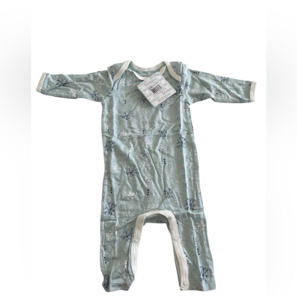 NWT bestaroo snowman Cozy Blue Kids Pajama